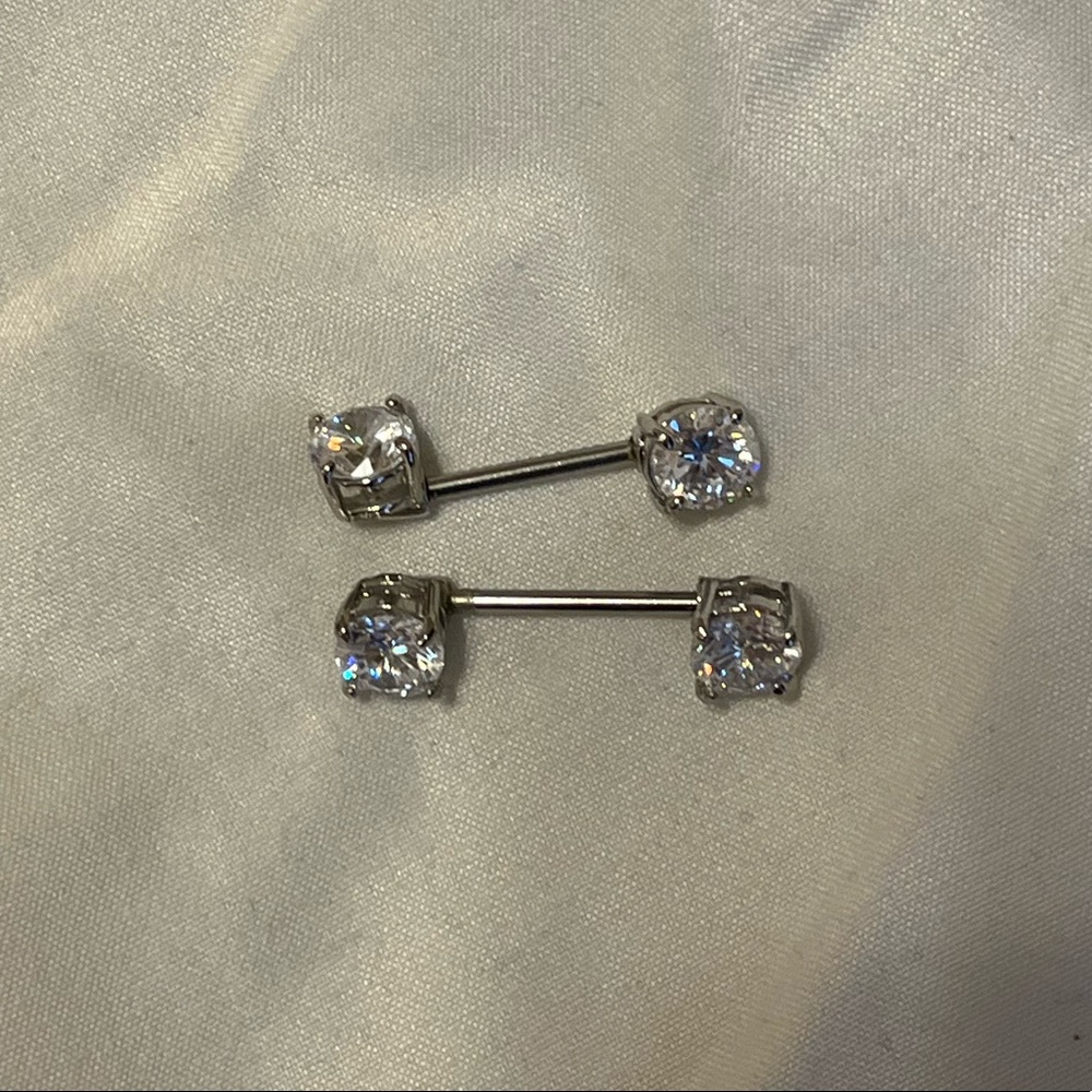 🆕Barbell earrings set